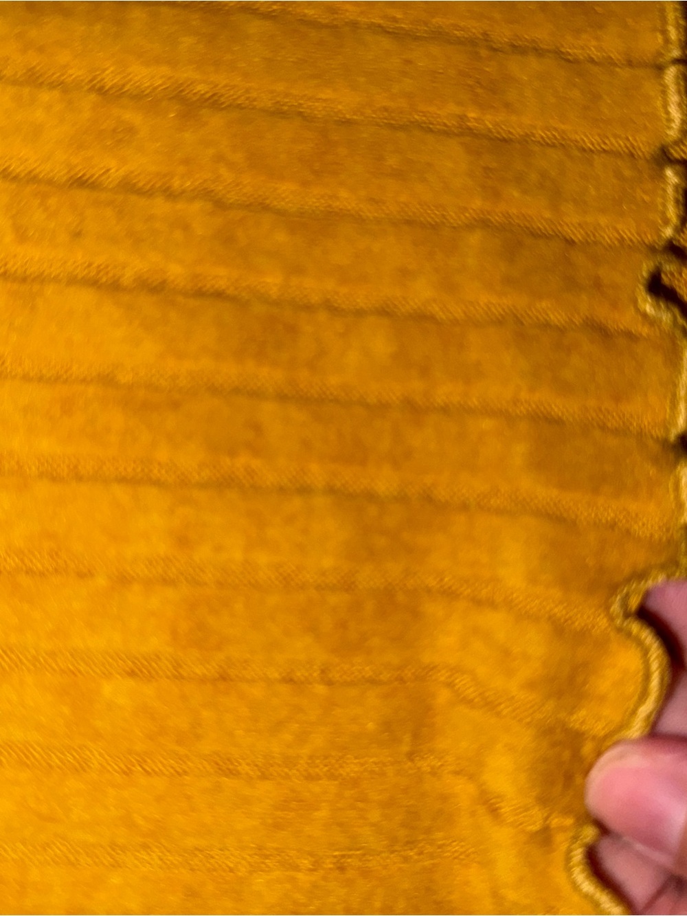 SHEIN Mustard Ribbed V-Neck Cropped Tank - Picture 7 of 7